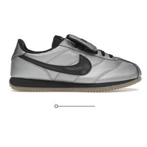 NIKE Men's "Tiempo Pack" Leather Sneaker Size US 11.5 In Metallic Cool Grey